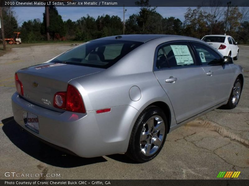 Silver Ice Metallic / Titanium 2010 Chevrolet Malibu LT Sedan