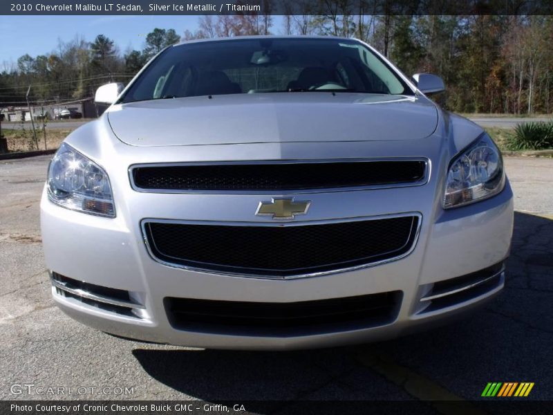 Silver Ice Metallic / Titanium 2010 Chevrolet Malibu LT Sedan
