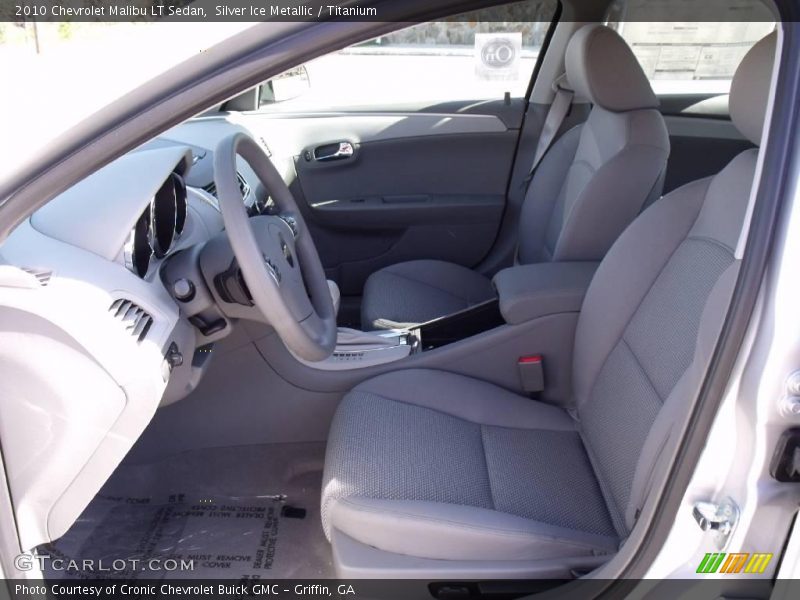 Silver Ice Metallic / Titanium 2010 Chevrolet Malibu LT Sedan