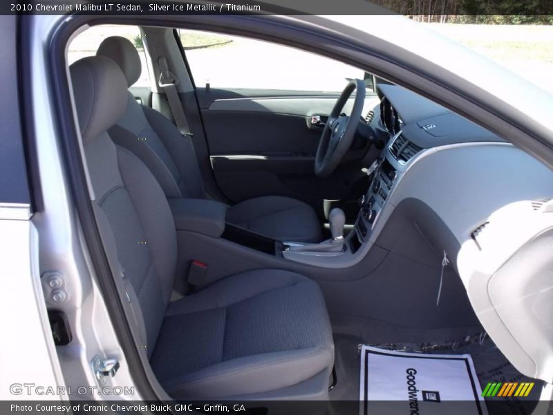 Silver Ice Metallic / Titanium 2010 Chevrolet Malibu LT Sedan