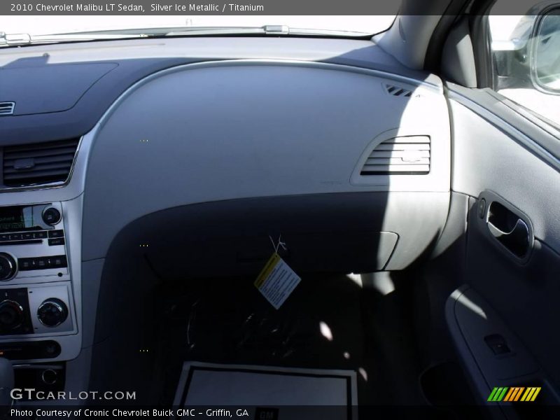 Silver Ice Metallic / Titanium 2010 Chevrolet Malibu LT Sedan