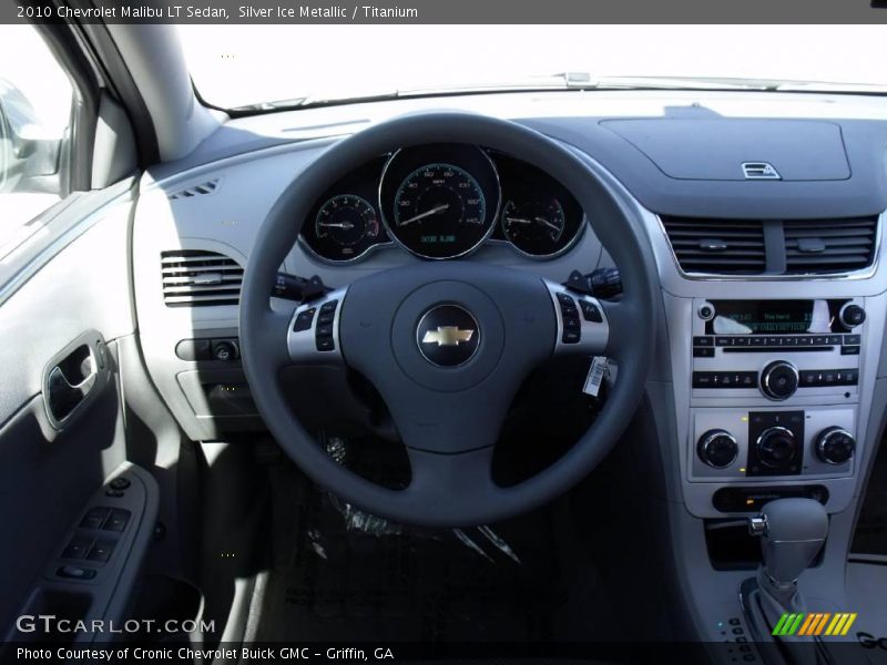 Silver Ice Metallic / Titanium 2010 Chevrolet Malibu LT Sedan