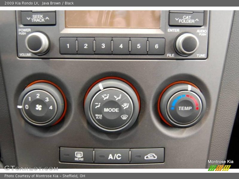 Java Brown / Black 2009 Kia Rondo LX