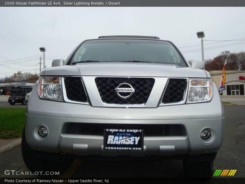 Silver Lightning Metallic / Desert 2006 Nissan Pathfinder LE 4x4