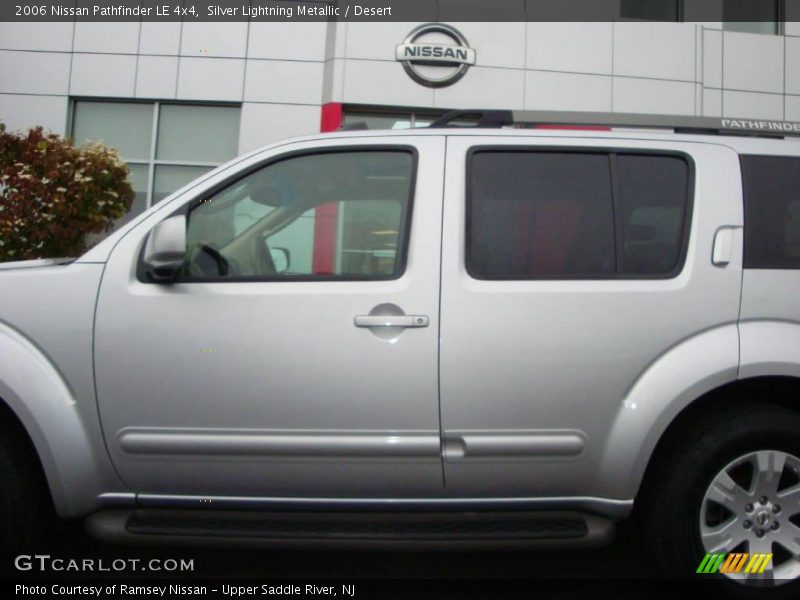 Silver Lightning Metallic / Desert 2006 Nissan Pathfinder LE 4x4