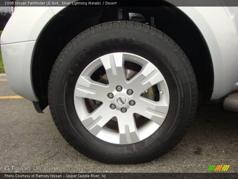 Silver Lightning Metallic / Desert 2006 Nissan Pathfinder LE 4x4