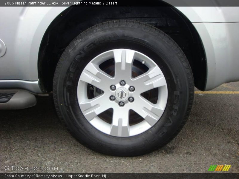 Silver Lightning Metallic / Desert 2006 Nissan Pathfinder LE 4x4