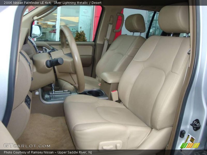 Silver Lightning Metallic / Desert 2006 Nissan Pathfinder LE 4x4
