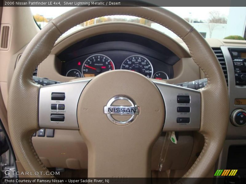 Silver Lightning Metallic / Desert 2006 Nissan Pathfinder LE 4x4