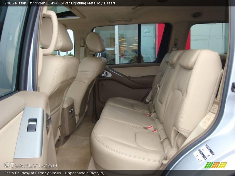 Silver Lightning Metallic / Desert 2006 Nissan Pathfinder LE 4x4