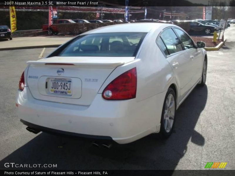 Winter Frost Pearl / Frost 2007 Nissan Maxima 3.5 SE
