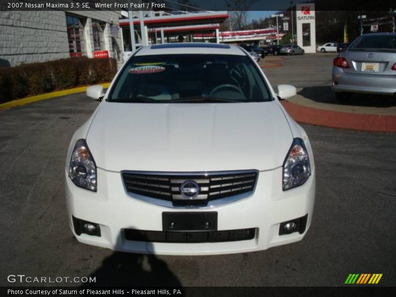 Winter Frost Pearl / Frost 2007 Nissan Maxima 3.5 SE