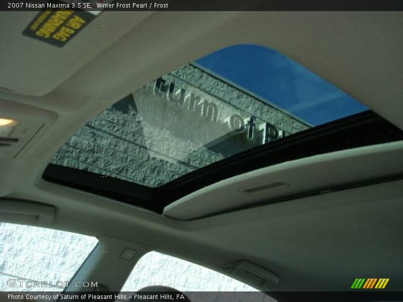 Winter Frost Pearl / Frost 2007 Nissan Maxima 3.5 SE
