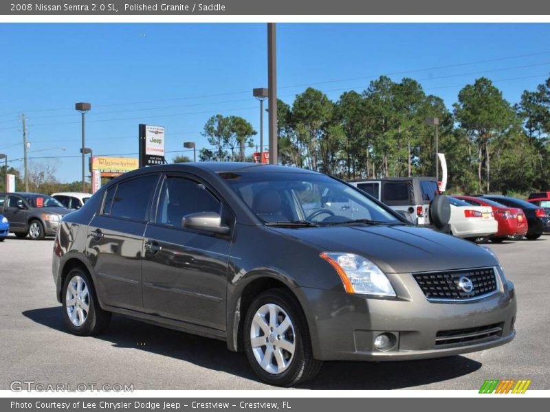 Polished Granite / Saddle 2008 Nissan Sentra 2.0 SL