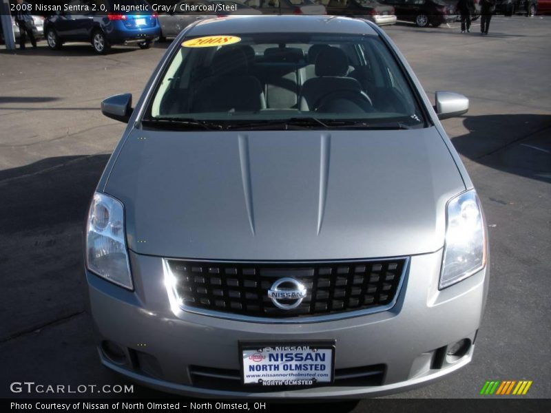 Magnetic Gray / Charcoal/Steel 2008 Nissan Sentra 2.0