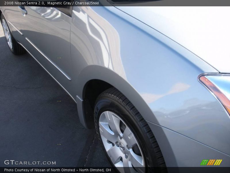 Magnetic Gray / Charcoal/Steel 2008 Nissan Sentra 2.0