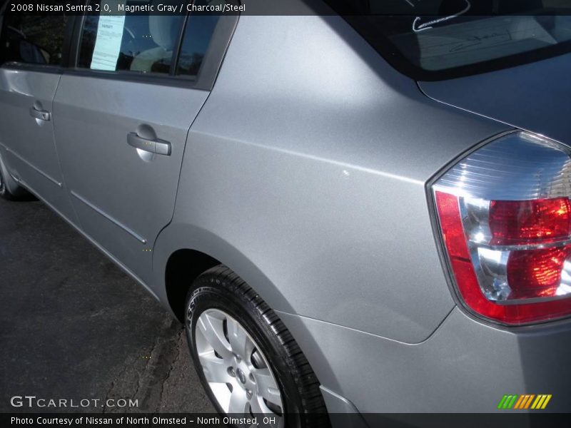 Magnetic Gray / Charcoal/Steel 2008 Nissan Sentra 2.0
