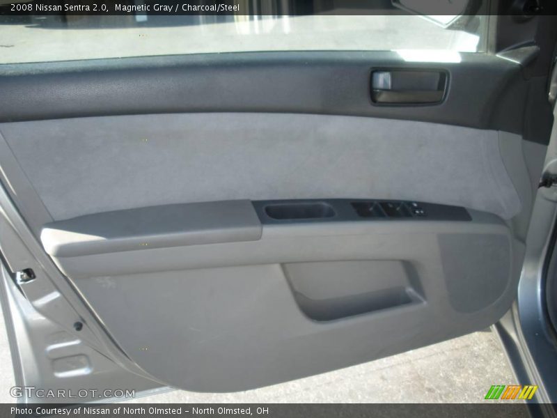 Magnetic Gray / Charcoal/Steel 2008 Nissan Sentra 2.0