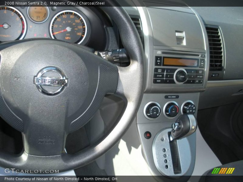 Magnetic Gray / Charcoal/Steel 2008 Nissan Sentra 2.0