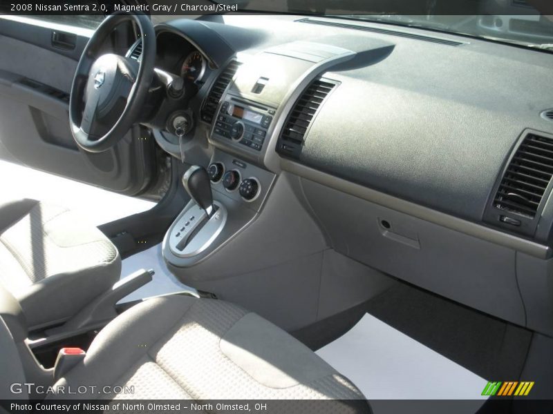 Magnetic Gray / Charcoal/Steel 2008 Nissan Sentra 2.0