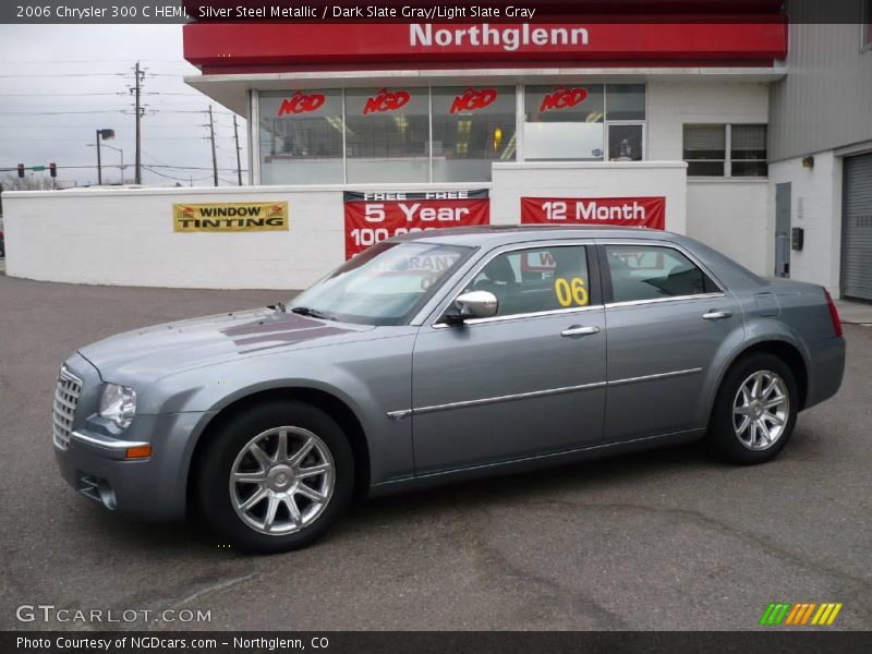 Silver Steel Metallic / Dark Slate Gray/Light Slate Gray 2006 Chrysler 300 C HEMI