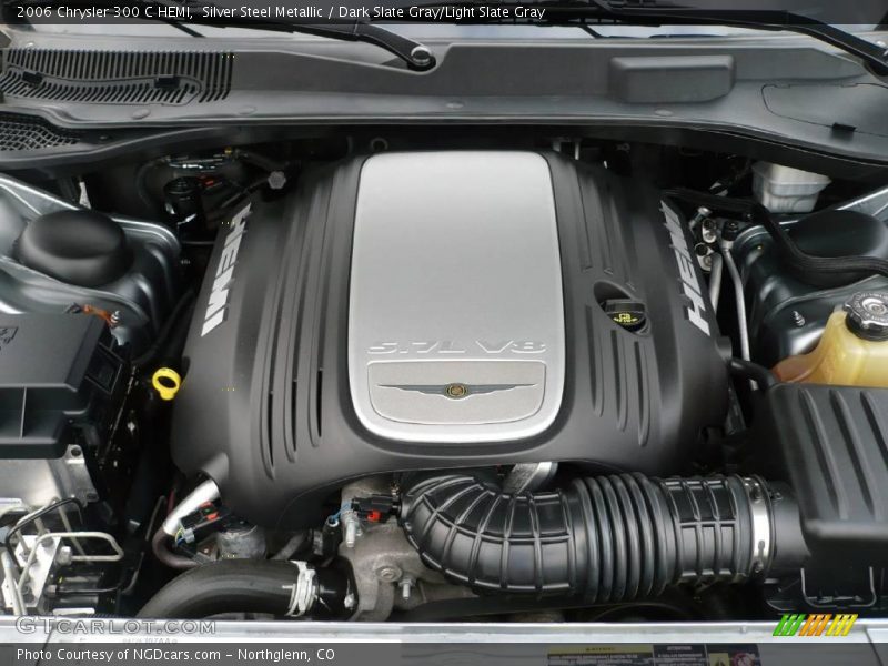 Silver Steel Metallic / Dark Slate Gray/Light Slate Gray 2006 Chrysler 300 C HEMI