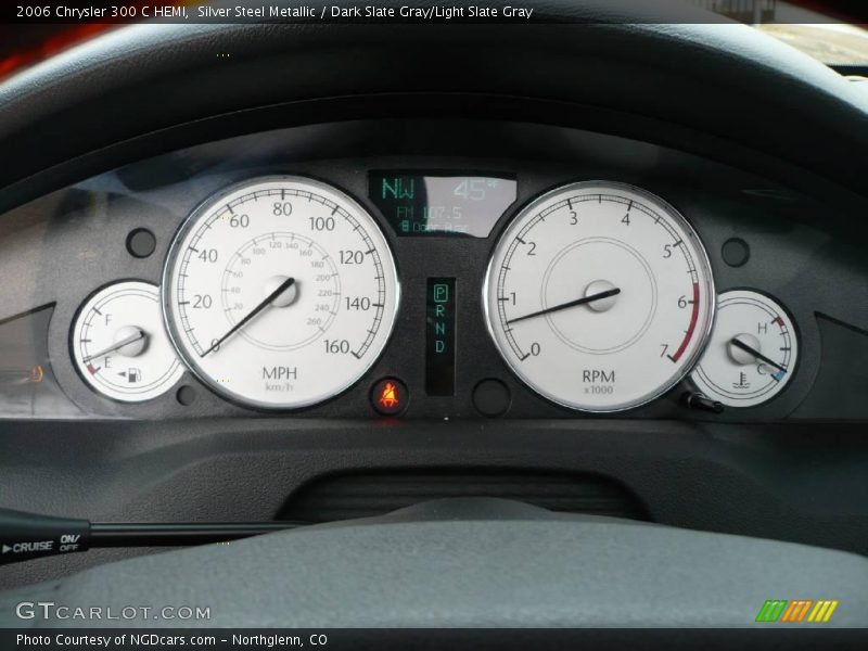 Silver Steel Metallic / Dark Slate Gray/Light Slate Gray 2006 Chrysler 300 C HEMI