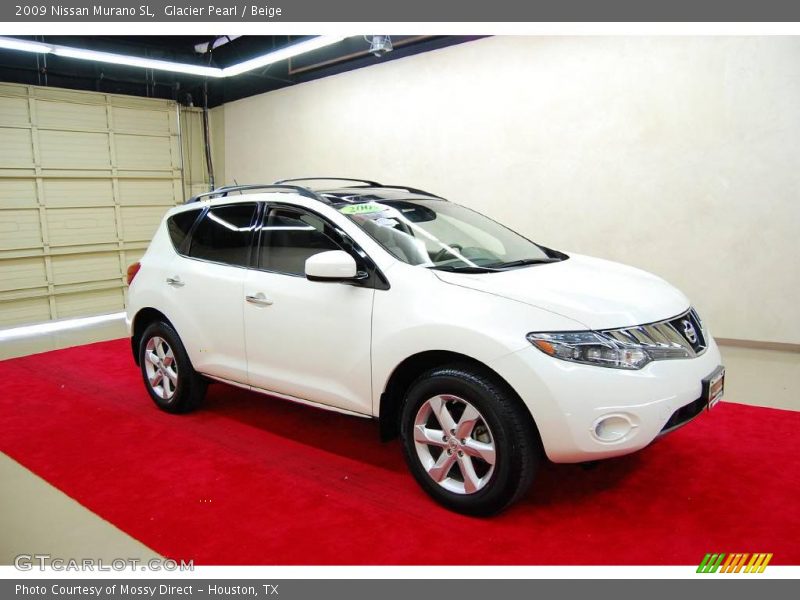 Glacier Pearl / Beige 2009 Nissan Murano SL