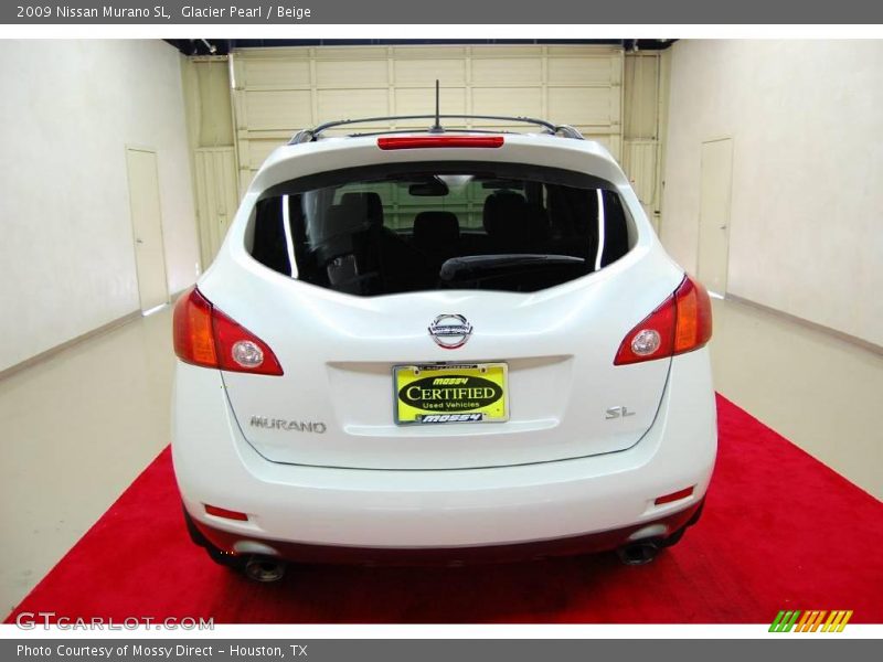 Glacier Pearl / Beige 2009 Nissan Murano SL