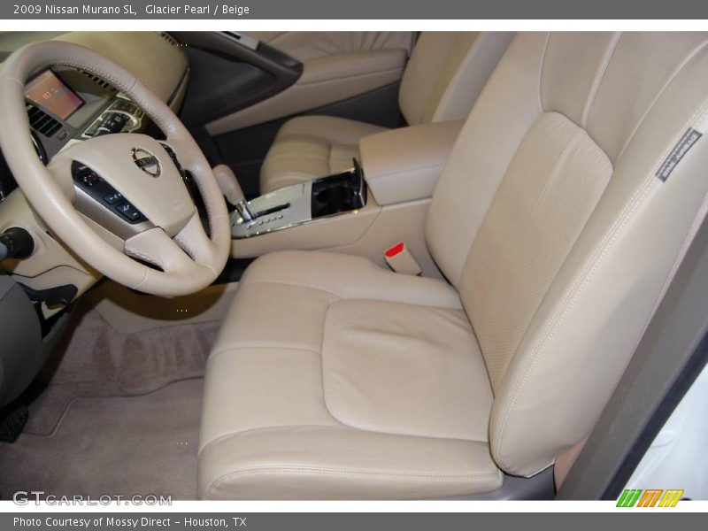 Glacier Pearl / Beige 2009 Nissan Murano SL