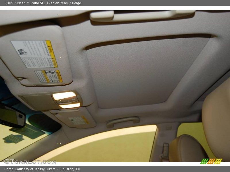 Glacier Pearl / Beige 2009 Nissan Murano SL