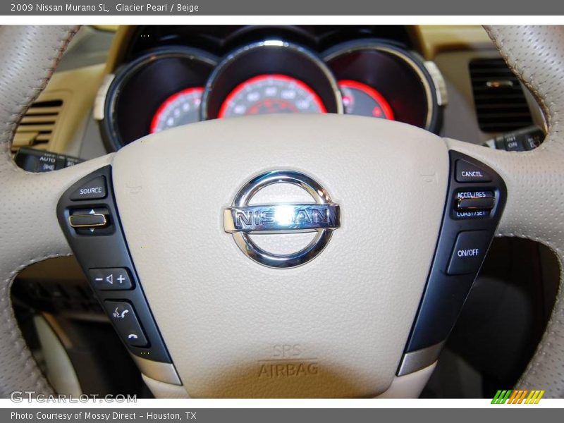 Glacier Pearl / Beige 2009 Nissan Murano SL