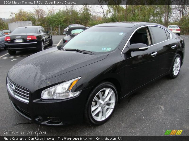Super Black / Charcoal 2009 Nissan Maxima 3.5 SV