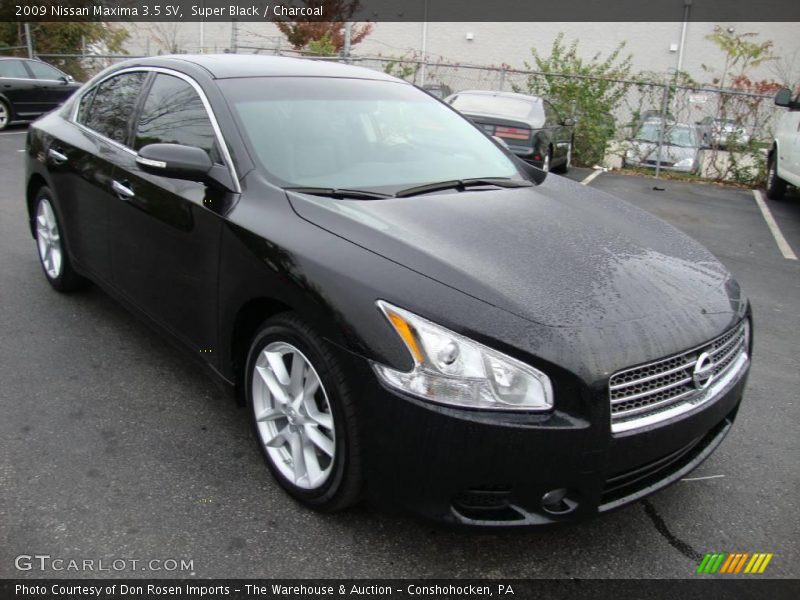 Super Black / Charcoal 2009 Nissan Maxima 3.5 SV