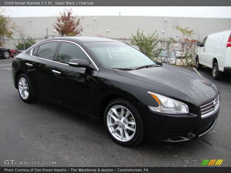 Super Black / Charcoal 2009 Nissan Maxima 3.5 SV