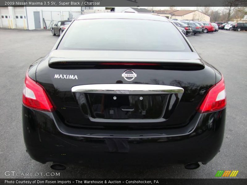 Super Black / Charcoal 2009 Nissan Maxima 3.5 SV