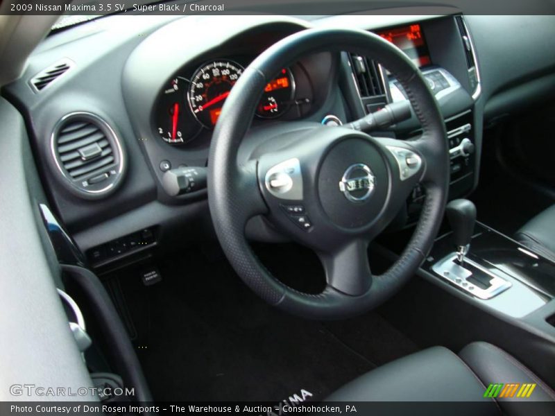 Super Black / Charcoal 2009 Nissan Maxima 3.5 SV