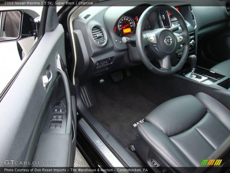 Super Black / Charcoal 2009 Nissan Maxima 3.5 SV