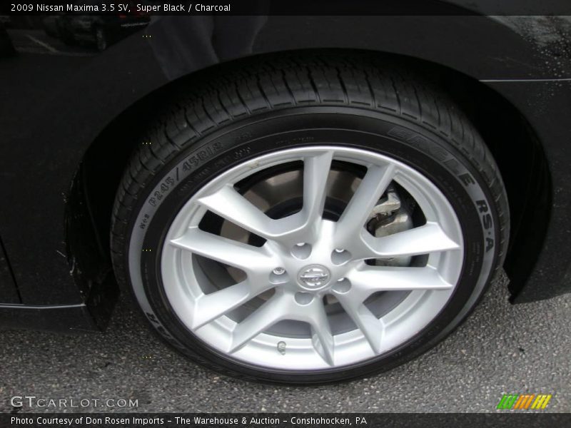 Super Black / Charcoal 2009 Nissan Maxima 3.5 SV