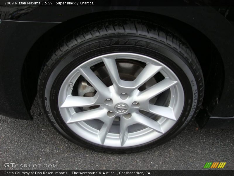 Super Black / Charcoal 2009 Nissan Maxima 3.5 SV
