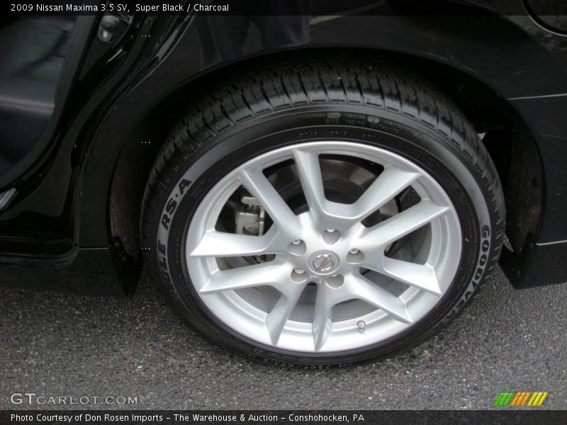 Super Black / Charcoal 2009 Nissan Maxima 3.5 SV
