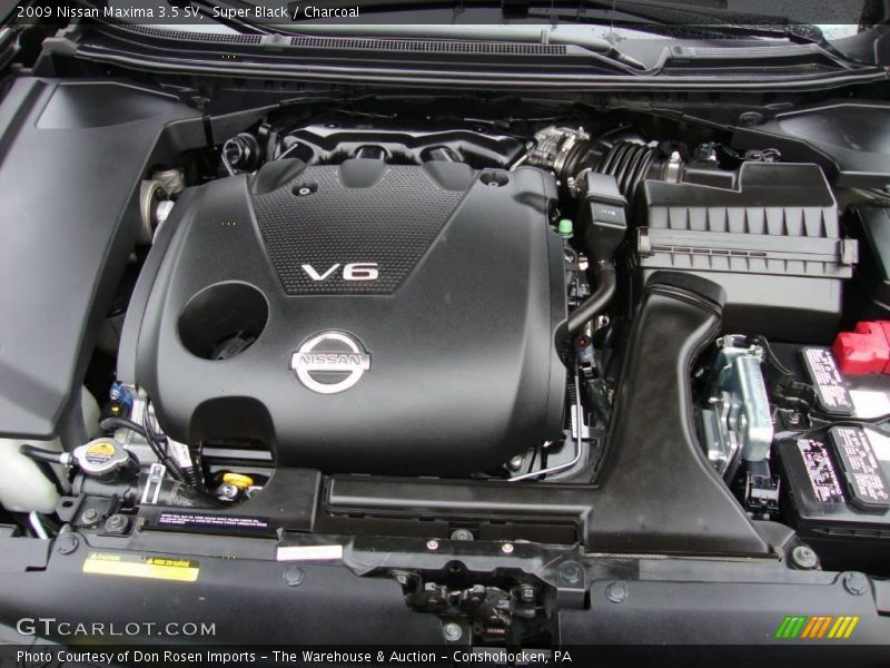 Super Black / Charcoal 2009 Nissan Maxima 3.5 SV
