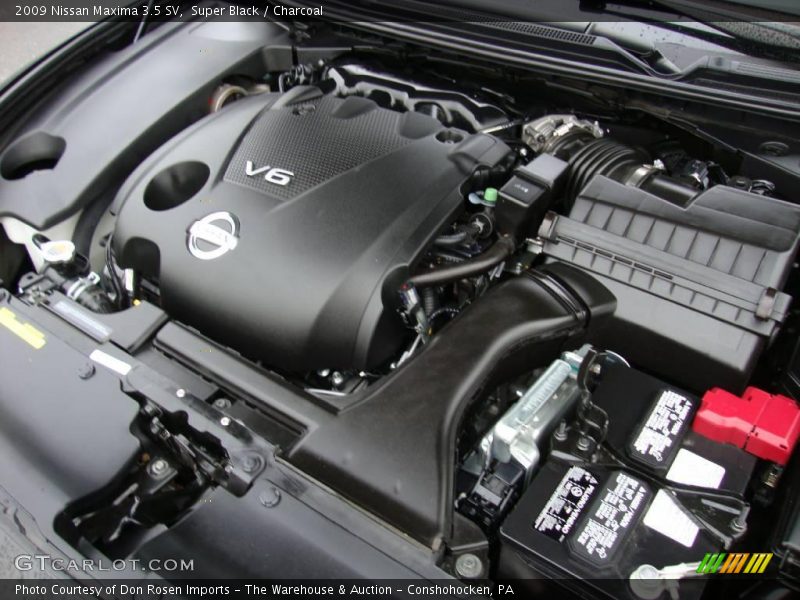 Super Black / Charcoal 2009 Nissan Maxima 3.5 SV