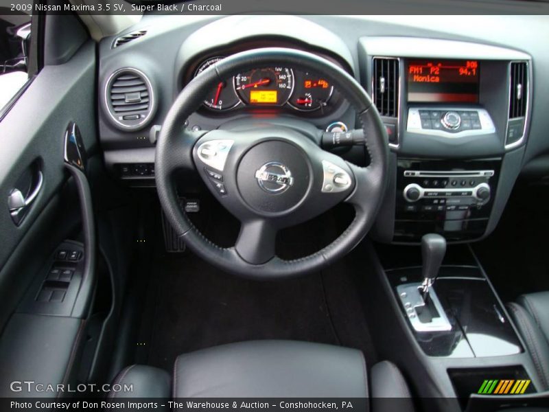 Super Black / Charcoal 2009 Nissan Maxima 3.5 SV