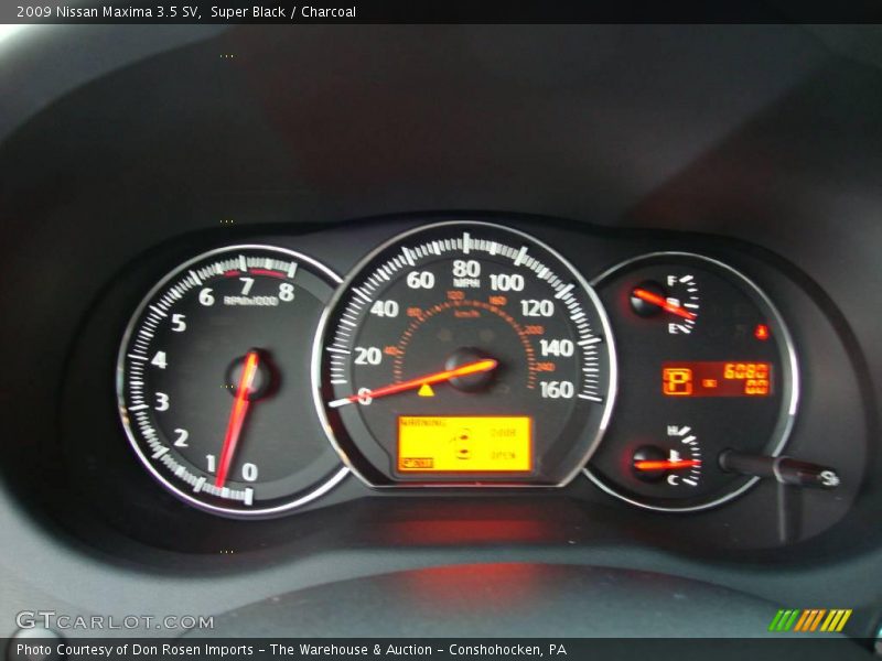 Super Black / Charcoal 2009 Nissan Maxima 3.5 SV