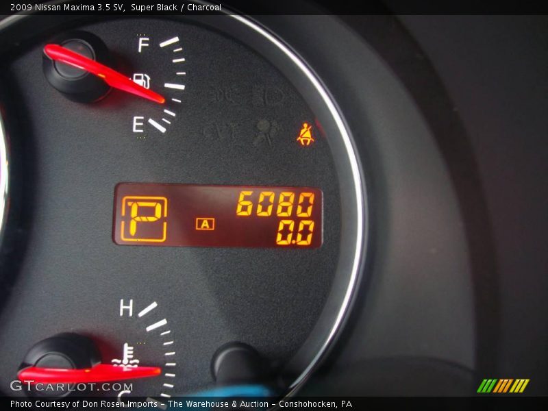 Super Black / Charcoal 2009 Nissan Maxima 3.5 SV