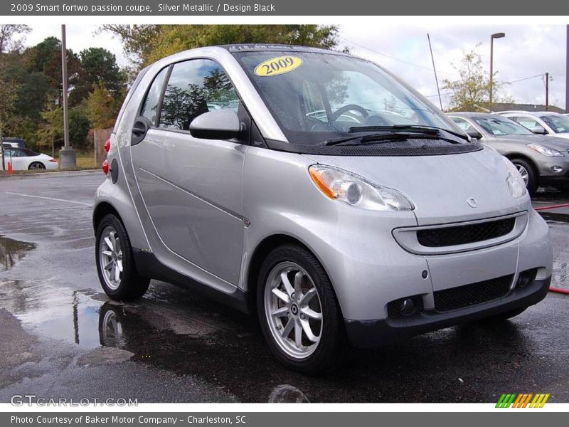 Silver Metallic / Design Black 2009 Smart fortwo passion coupe