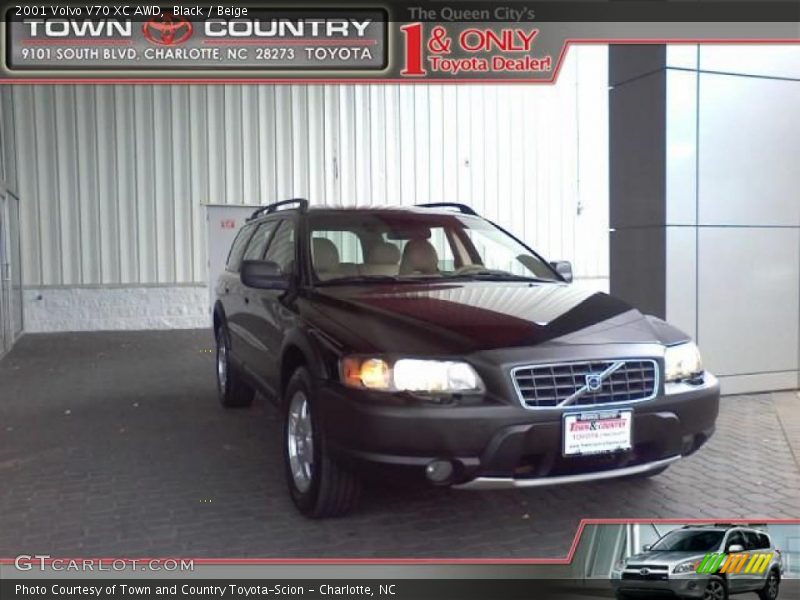 Black / Beige 2001 Volvo V70 XC AWD