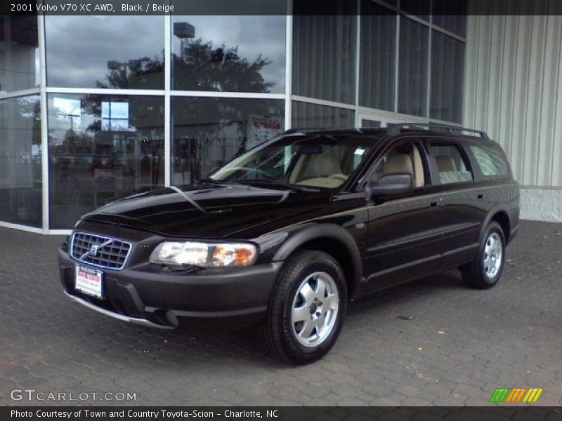 Black / Beige 2001 Volvo V70 XC AWD