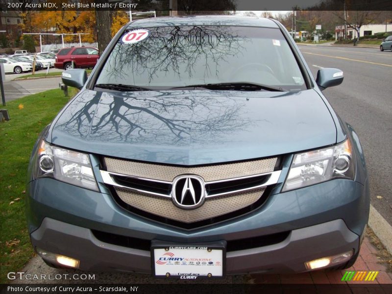 Steel Blue Metallic / Ebony 2007 Acura MDX